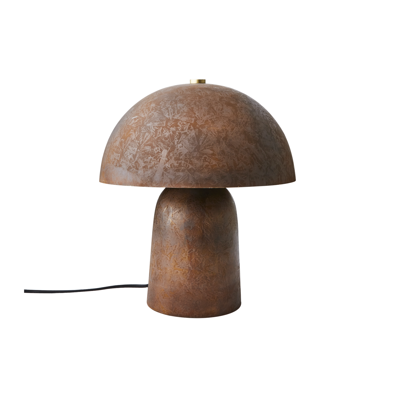 fungi bordslampa rostbrun